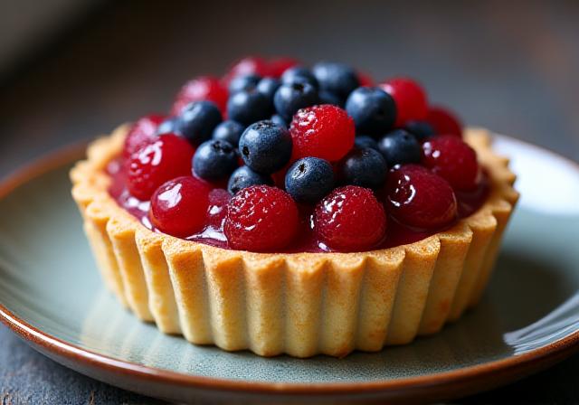 Tarta artesanal de frutas