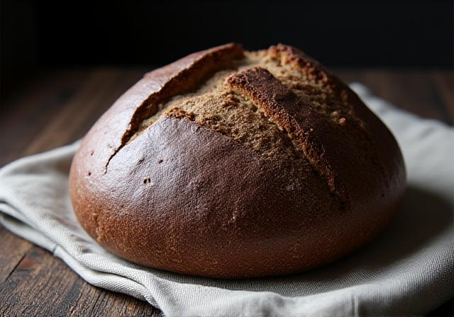 Pan de centeno intenso