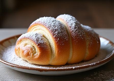 Ensaimada mallorquina tradicional